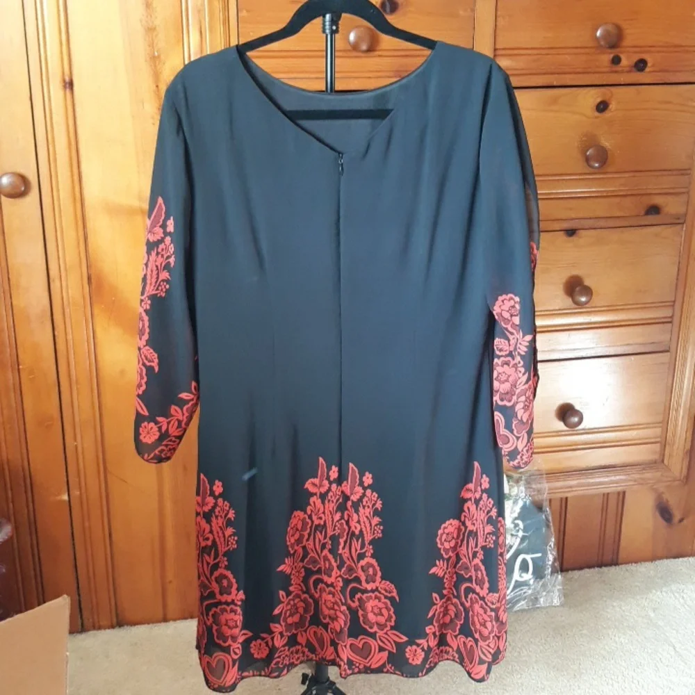 Grace Karin Black & Red Dress - Picture 3 of 9